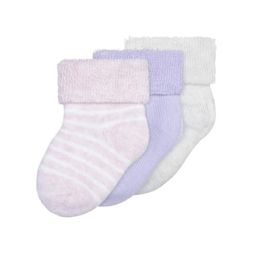 Light Pink Marle Underworks Baby Terry Turnover Sock 3 Pack | Best&Less™ Online