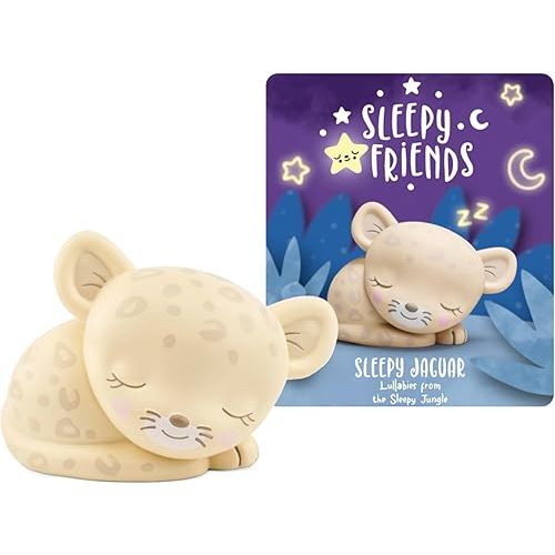 Tonies Sleepy Friends: Lullabies Sounds Audio Toy Figurine Featuring Sleepy Jaguar