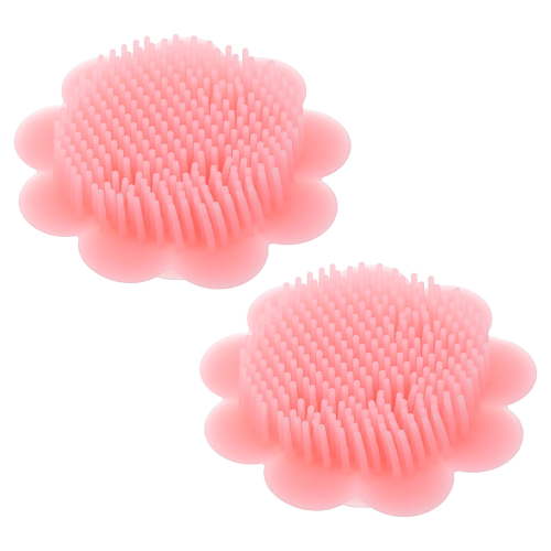 ETHZZLE 2pcs Baby Scalp Scrubber: Double-Sided Gentle Scalp Massager - Silicone Massage Hair Brush And Bath Scrubber For Infants & Newborns
