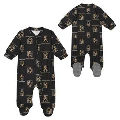 NHL Vegas Golden Knights Infant Boys' Sleeper Bodysuit - 3-6M
