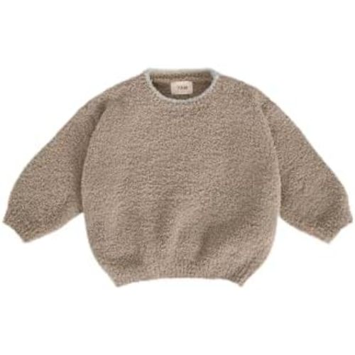 7AM Enfant Unisex Baby Sweater - Long Sleeve Toddler Fuzzy Sweater, Soft Sweatshirt for Kid, Wide Boxy fit | Machine Washable