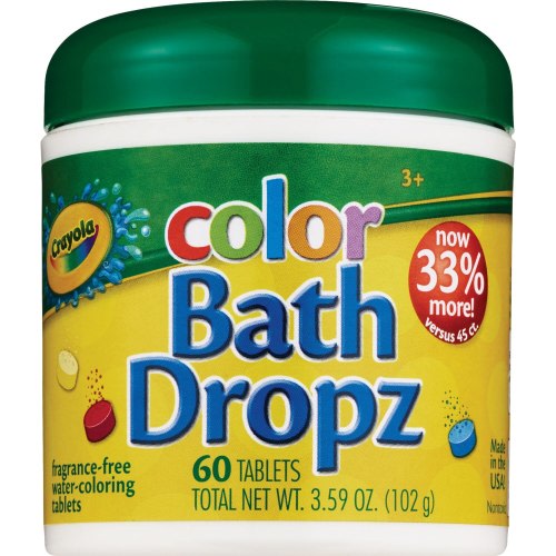 Crayola Color Bath Dropz, 60 Tablets