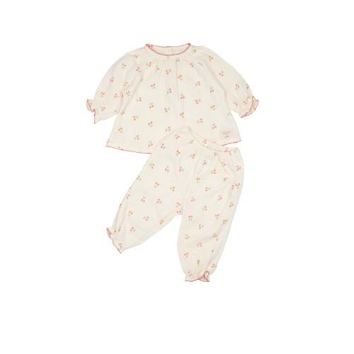 Gauze Two Piece Set in Cherries – Wild Wawa