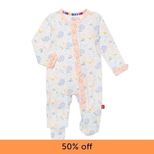 darby modal magnetic parent favorite footie with ruffles