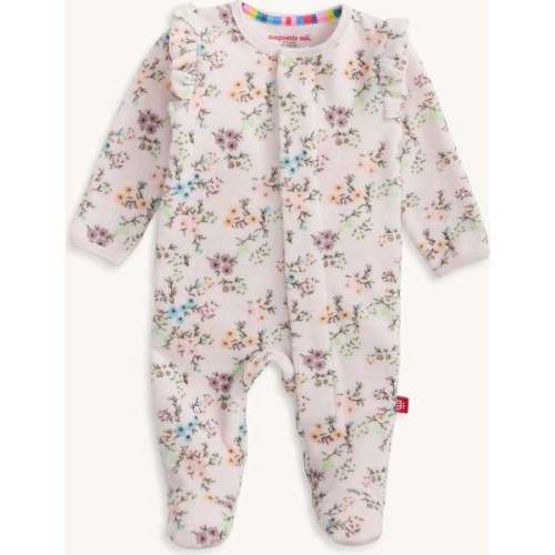 Emily Velour Footie - Magnetic Me | Maisonette