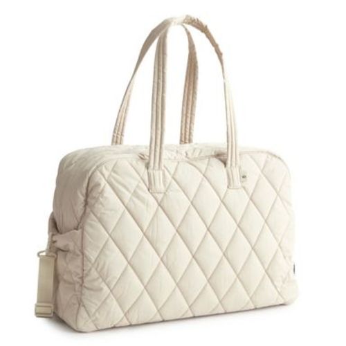 Vera Bradley Women's Outlet Ultralight Large Weekender Travel Bag Pumice Stone