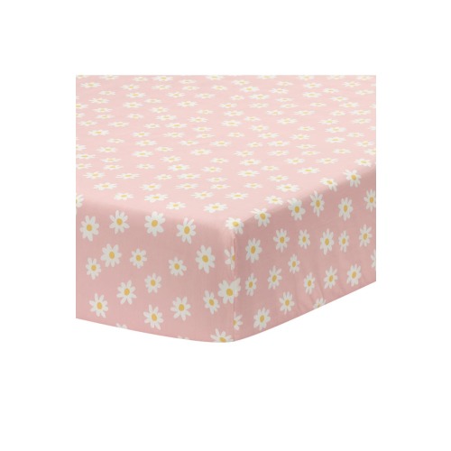 Daisy Dreams Breathable 100% Cotton Baby Fitted Crib/Toddler Sheet
