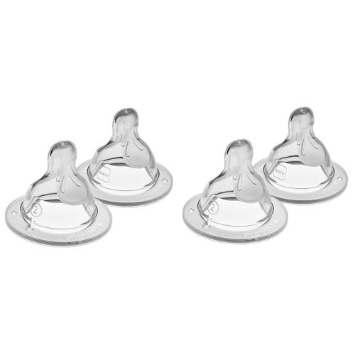 MAM Baby Bottle Nipples Medium Flow Size 2, For 2+ Month Newborn Babies, Skin Soft BPA Free Silicone, 94% Nipple Acceptance, Fits all MAM Bottles, Developed with Medical Experts, 4 Pack Made in Europe