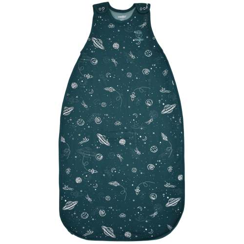 4 Season® Ultimate Baby Sleep Bag, Merino Wool & Organic Cotton, Space - GLOW IN THE DARK