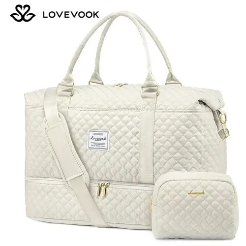 【New Year Gift】LOVEVOOK Weekender Bag Travel Duffel Bag with - TikTok Shop
