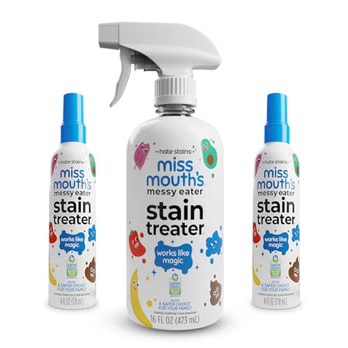 Miss Mouth's Messy Eater Stain Treater - 2 Pack Stain Remover Spray and 16oz Bottle