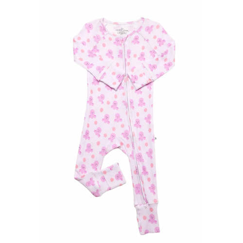 Bamboo Waffle Convertible Zip Romper | Sea Snuggles