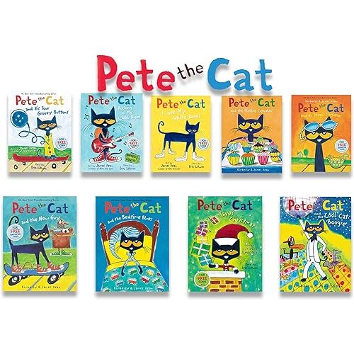 Pete the Cat 9 Books Collection Set