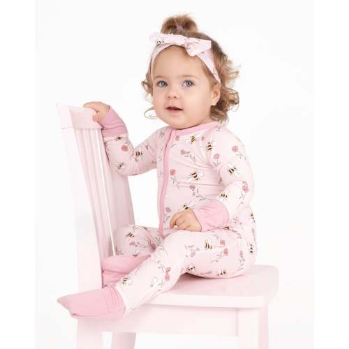 Blooming Bee Zip Romper