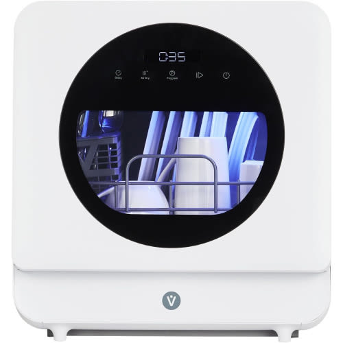 Countertop Dishwasher Compact 6 Programs No Hookup Needed