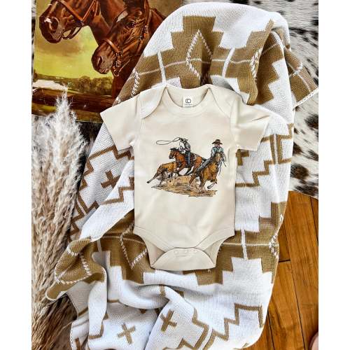 Cody Team Ropers Onesie (little kid)natural) – theFRINGEDpineapple
