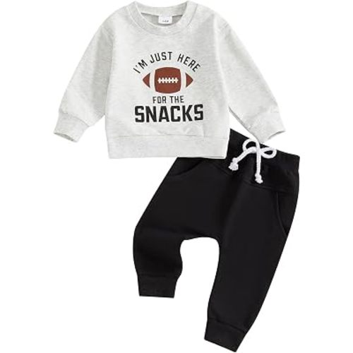 Toddler Baby Boy Clothes Long Sleeve Sweatshirt Pants Set Fall Winter Outfits