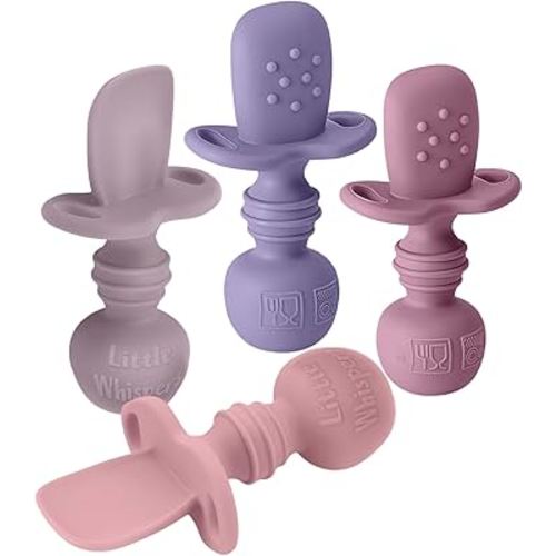 LittleWhispers Baby Silicone Spoons