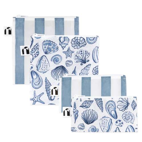 Reusable Snack Bag 4 Pack: Coastal – Bumkins