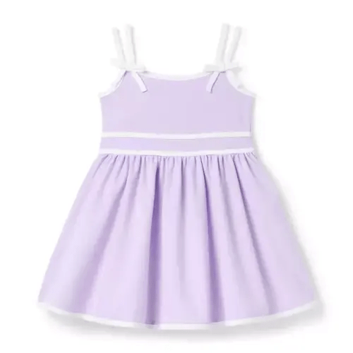 Girl Purple Blossom The Bow Ponte Dress by Janie and Jack