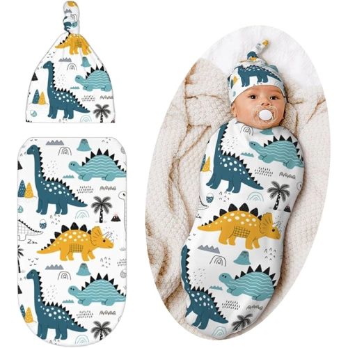 Amazon.com: Jarverce Dinosaur Swaddle Blanket Dinosaur Baby Stuff Baby Clothes : Baby