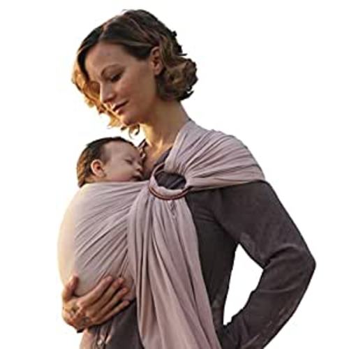 Amazon.com : Nalakai Ring Sling Baby Carrier - Luxury Bamboo and Linen Baby Sling - Baby Wrap : Baby