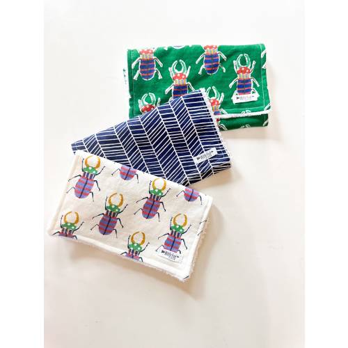 Bug Burp Cloth Set: Modern Cotton Chenille Baby Essentials