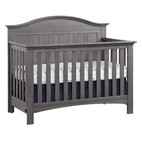 Soho Baby Chandler Premium 4-in-1 Convertible Crib, Graphite Gray, GreenGuard Gold Certified