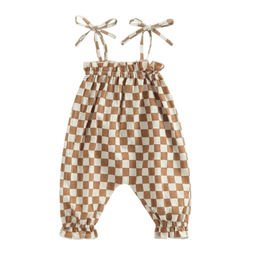 Checkerboard Jumpsuit – The Ollie Bee