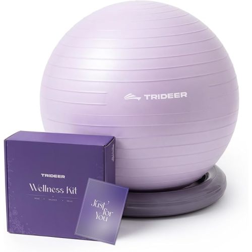 Trideer Exercise Ball Chair – Yoga Ball Chair for Office, Pregnancy & Home