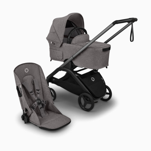 Bugaboo Dragonfly Plus Seat and Bassinet Stroller - Grey Melange
