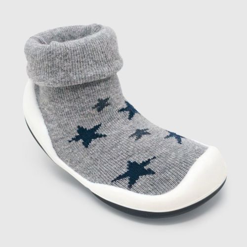 Komuello Toddler Boy First Walk Sock Shoes Stars & Stripes