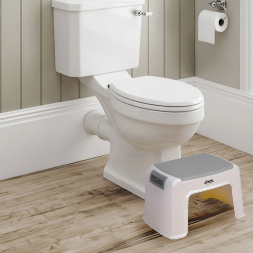 Jool Baby Child Step Stool - White/Gray