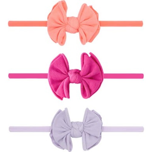 3-Pack Baby Fab Skinny Bow Headbands