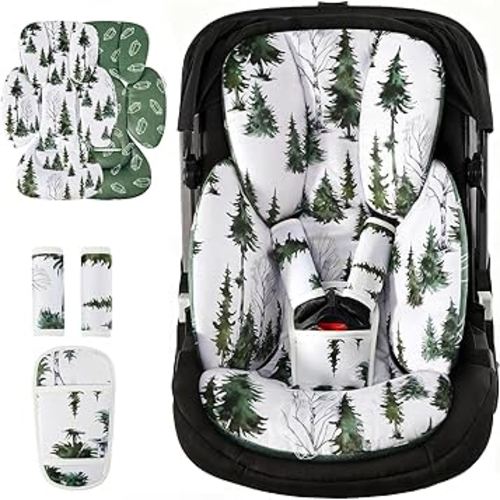 Infant Car Seat Insert for Newborn,Preemie Newborn Infant Insert, Newborn Car Seat Insert Head Body Support for Stroller, Baby Swing, Rocker, Bouncer, Bassinet, 2-in-1 Reversible