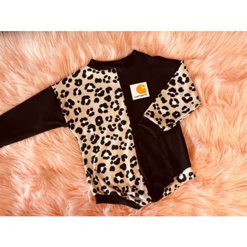 Patched carhartt romper – cherryblossomsewtique