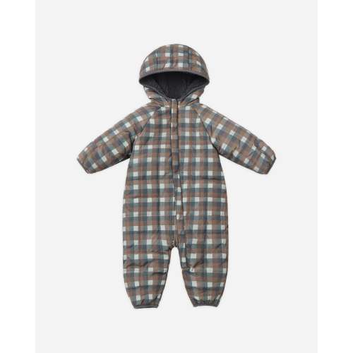 Cedar Puffer Suit Midnight Check – Rylee + Cru