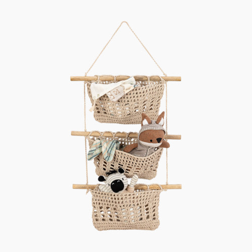 Crane Baby 3-Tier Toy Hanging Wall Storage Organizer