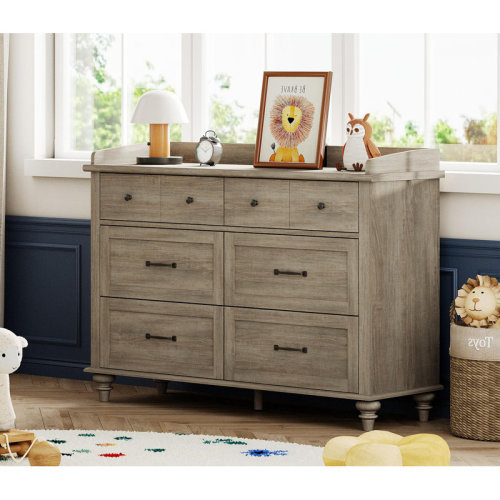 Charlton Home® Scarlett Kids 6 - Drawer Dresser & Reviews | Wayfair