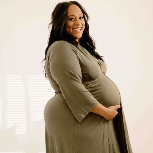 Lila Labor & Postpartum Gown in Sage