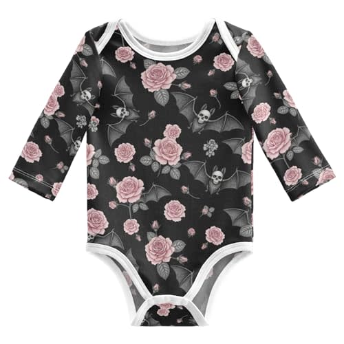 Baby Girls Boys Bodysuit Cotton Long Sleeve Rompers One Piece Baby Clothes Outfits for Newborn Infant 0-24 Month