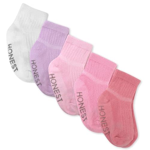 HonestBaby Baby Girls' Cozy Socks (Multipack)