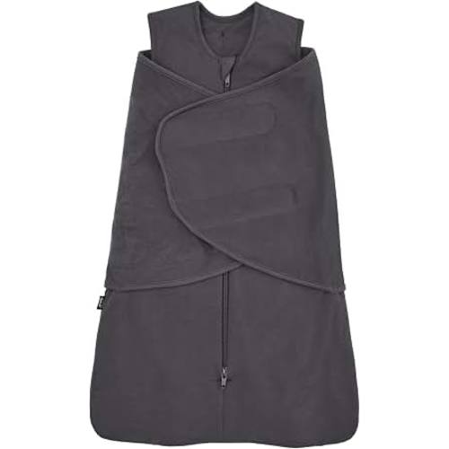 Amazon.com: HALO Sleepsack Supersoft Swaddle, Bamboo Viscose, 2 TOG, 0-6M, S, Charcoal | 3-Way Adjustable Swaddle, 2-Way Zipper
