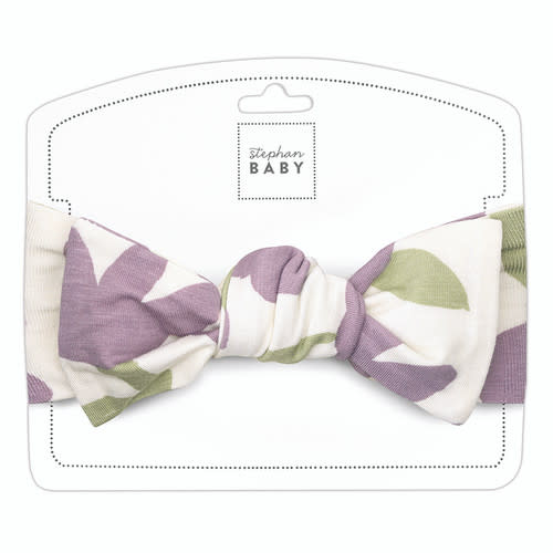 Headband - Purple Floral - [Consumer]Stephan Baby 0-6M