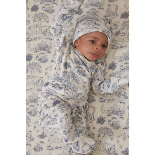 Bleu Toile Baby Sleep Set