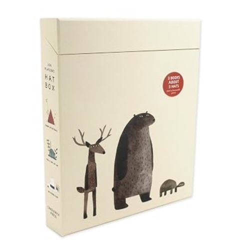 Jon Klassen's Hat Box: Books 1-3 (Keepsake Box Set Containing Three Clever Picture Books Plus a Frameable Print) (The Hat Trilogy)