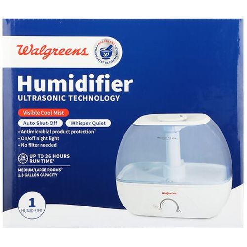 Walgreens Humidifier Ultrasonic Technology 1.3 Gallon