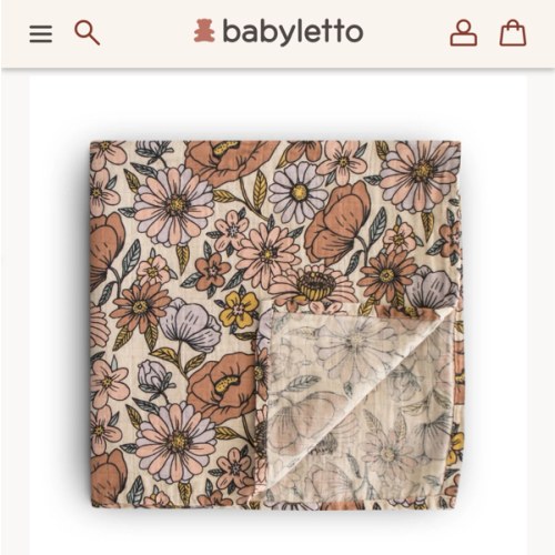 Mushie Organic Cotton Muslin Swaddle Blanket – Babyletto