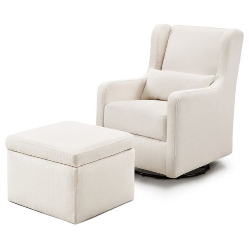 carter's® by DaVinci® Adrian Swivel Glider with Storage Ottoman