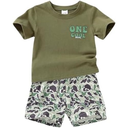 Happy Town Baby Boy Summer Clothes One Happy Dude 1st Birthday Outfits Smile Cool Short Sets